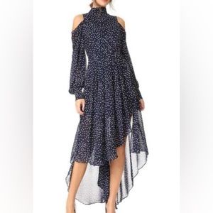 luxe style keepers navy polka dot dress